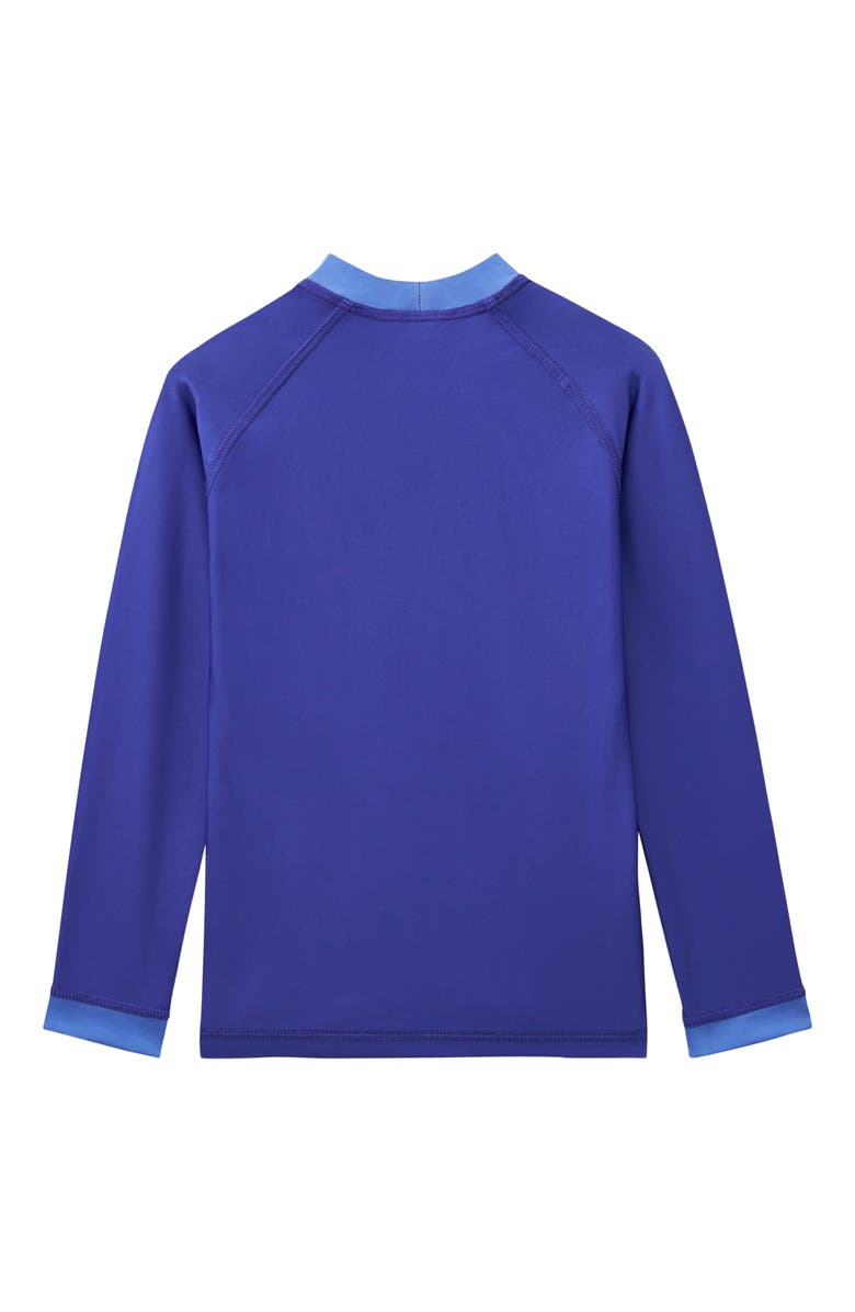 Roarsome Long Sleeve Rash Guard, Alternate, color, Blue