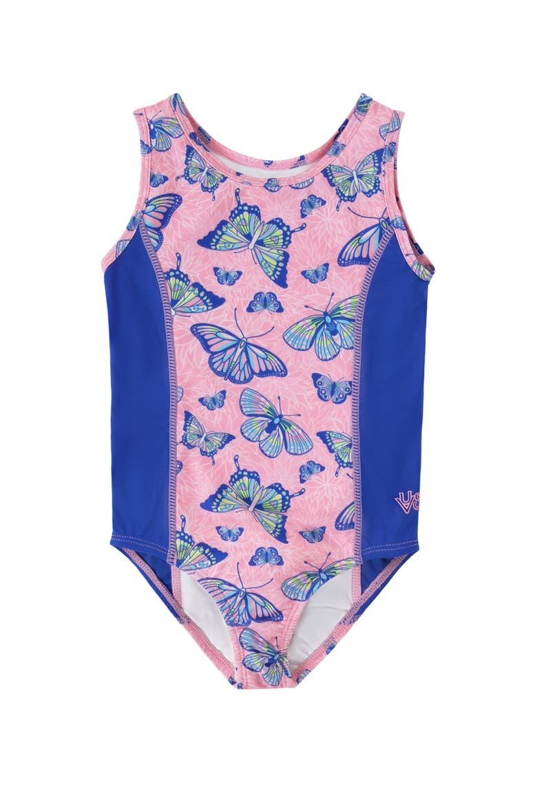 2PC Swimsuit Shrug Set, Main, color, Sunlit Wings