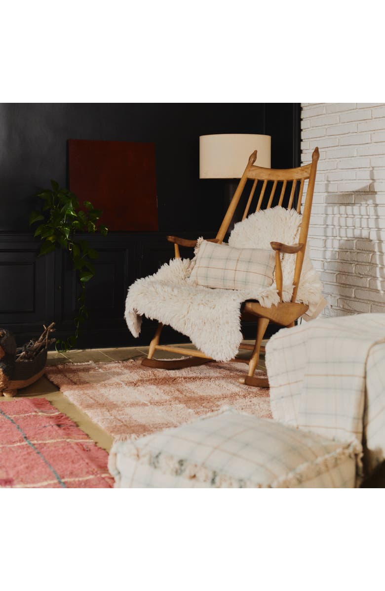 Lorena Canals Handloom Cushion, Alternate, color, Blue Sage