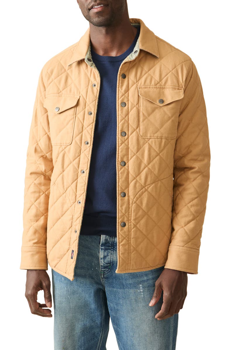 Faherty Doug Good Feather Bondi Reversible Quilted Jacket, Main, color, 