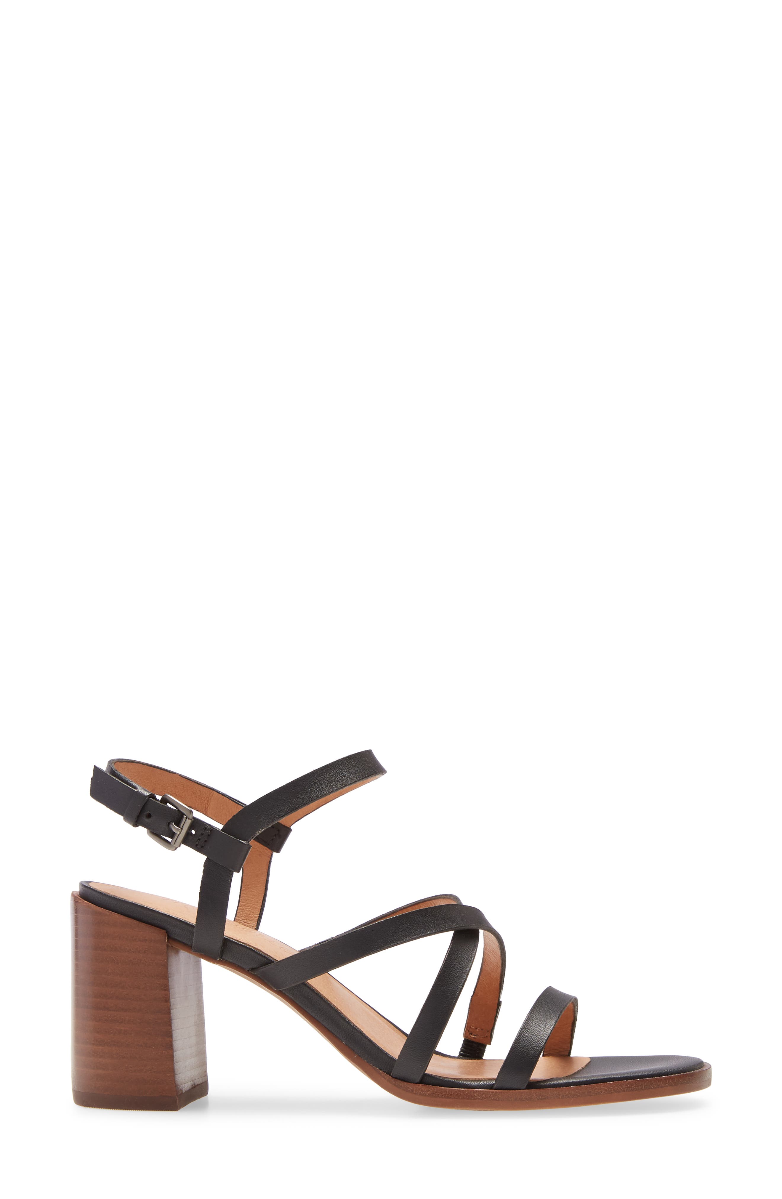 Madewell Edie Leather Sandal, Alternate, color, 