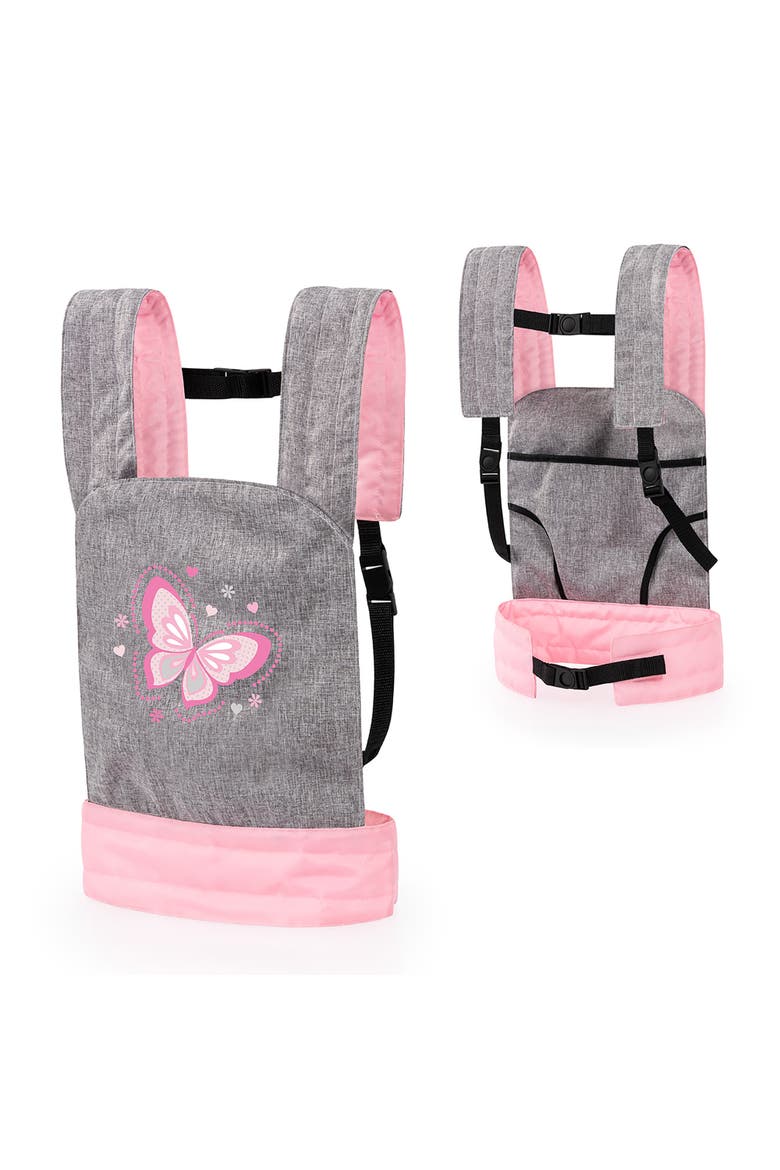 Carrier Modern Design Grey, Pink, Butterfly, Alternate, color, Multicolored