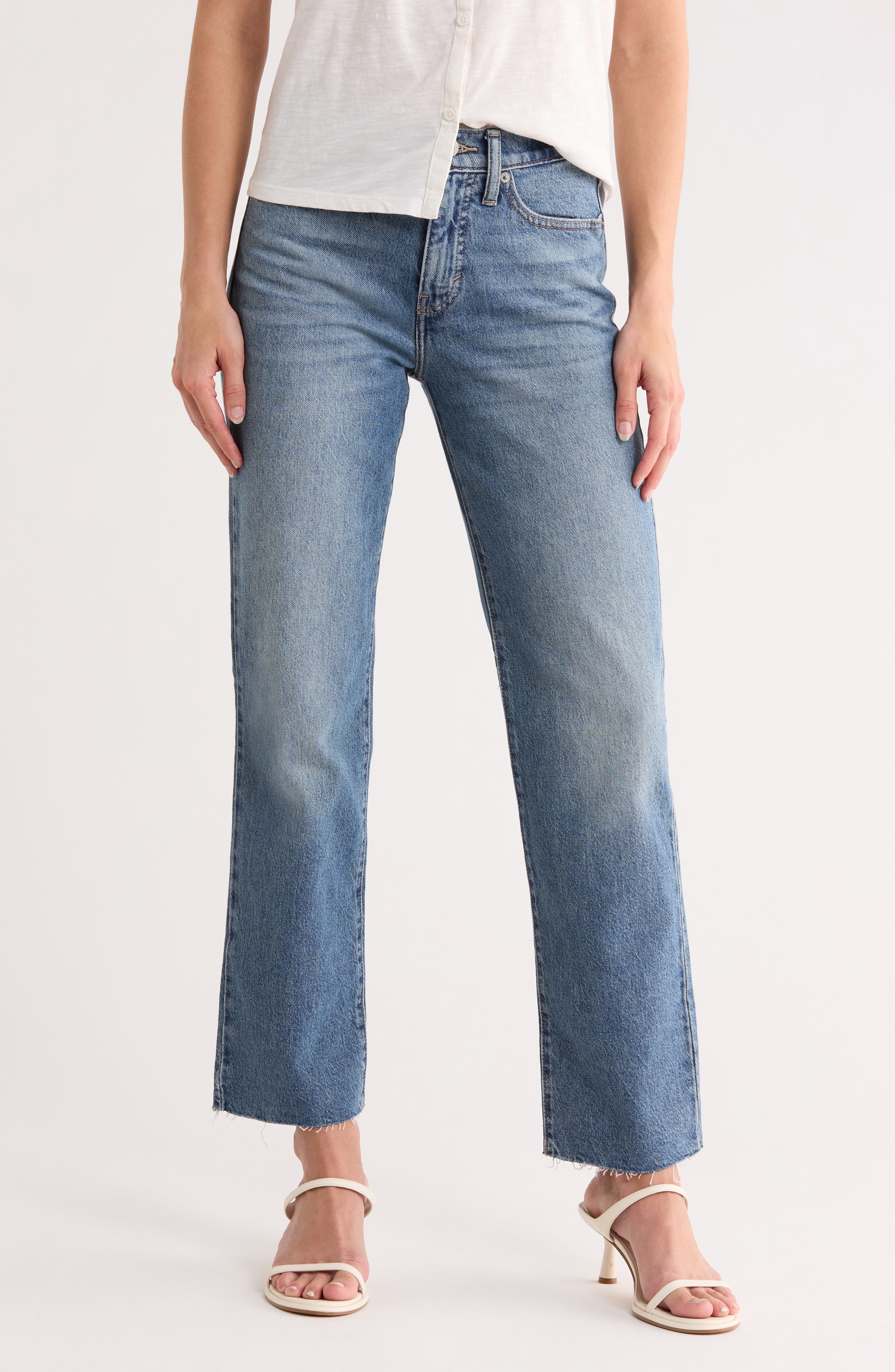 Lucky Brand Zoe High WAist Straight Leg Jeans