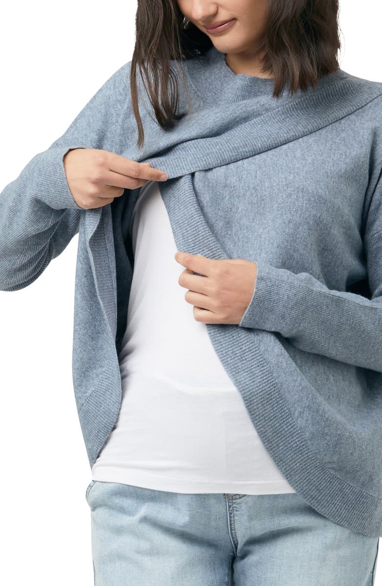 Ripe Maternity Desi Maternity Nursing Sweater, Alternate, color, 