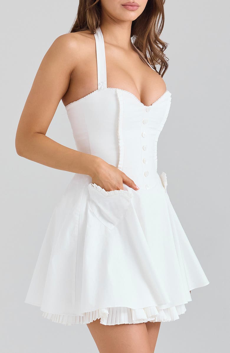 HOUSE OF CB Heidi Minidress, Alternate, color, White