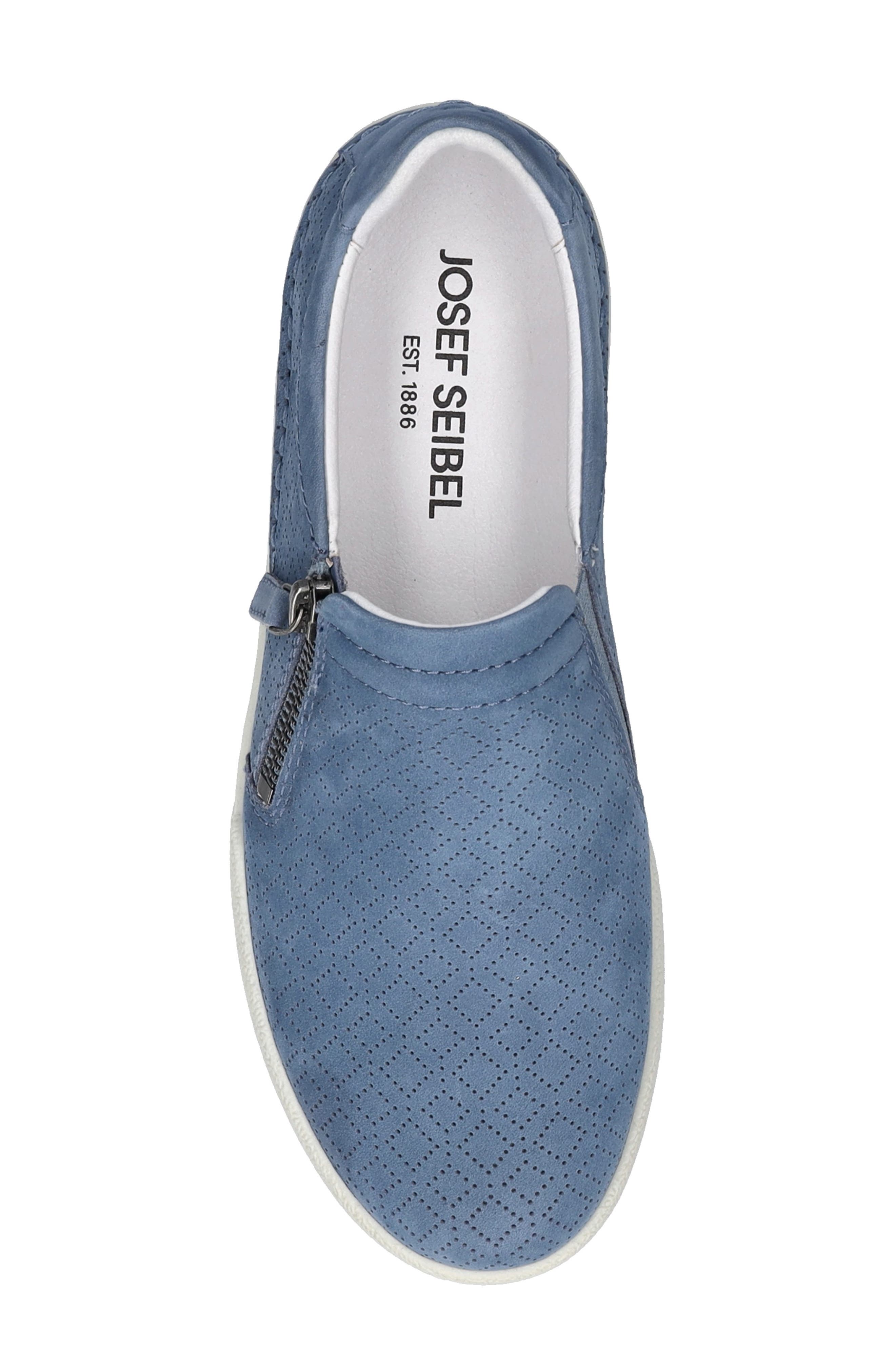 Claire Side Zip Sneaker, Alternate, color, SLATE