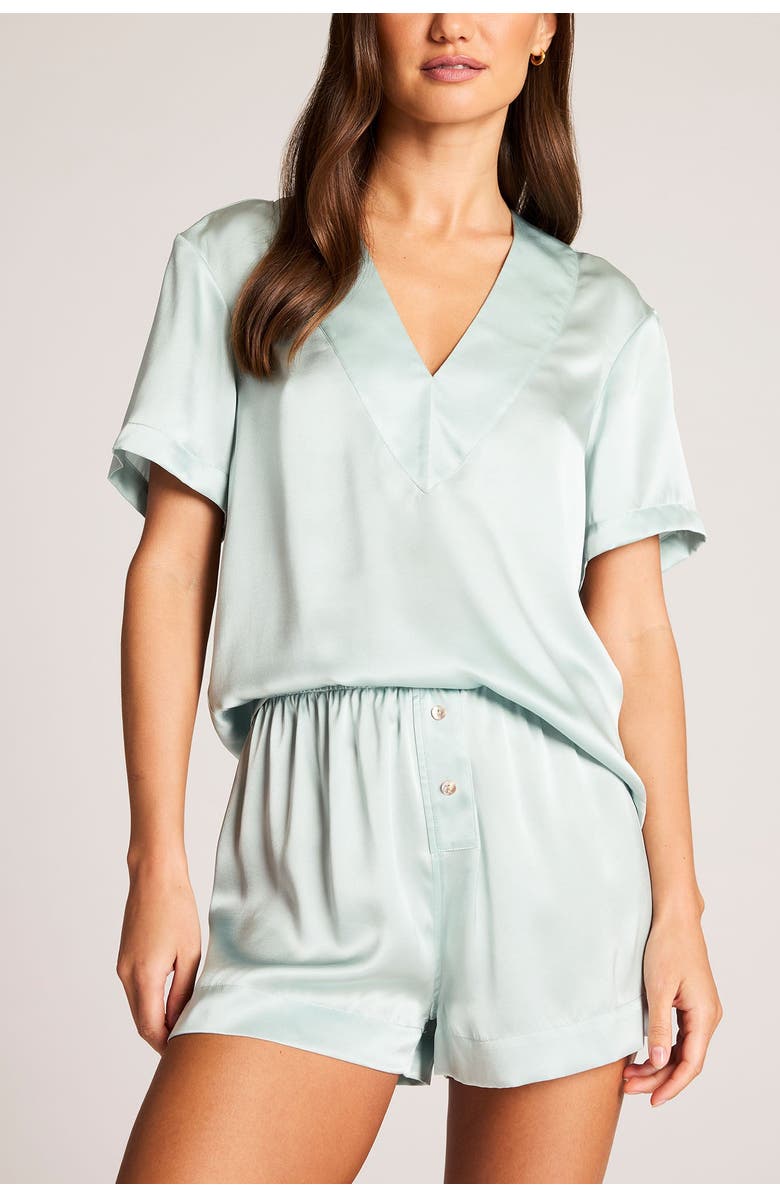 Negative Underwear Eclipse Washable Silk V-Top, Main, color, Mist