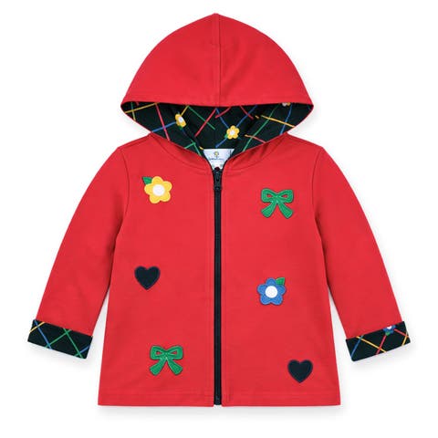 Reversible Jacket With Hearts, Flowers, Bows