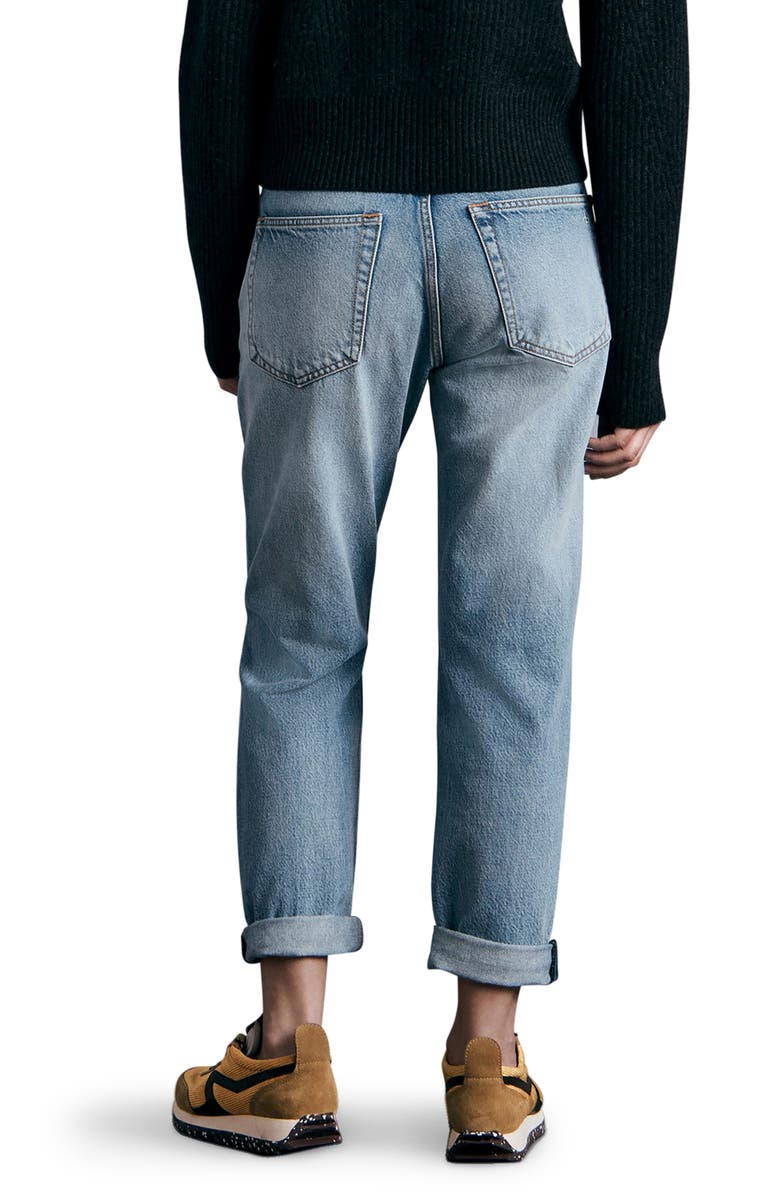 rag & bone Rosa Ripped Mid Rise Boyfriend Jeans, Alternate, color, Vandam