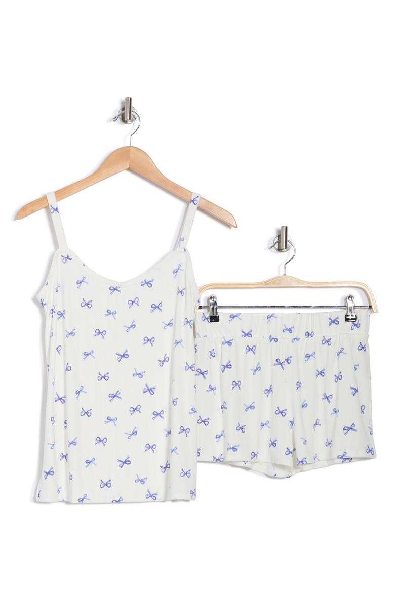 JACLYN Pointelle Camisole & Short Pajamas, Alternate, color,