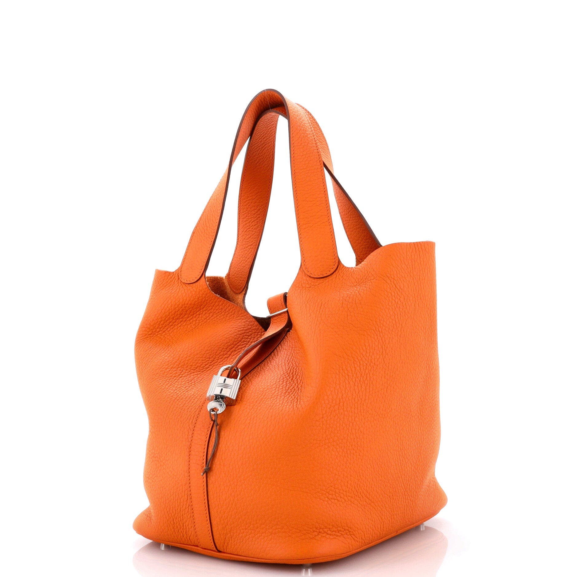 Picotin Lock Bag Clemence GM, Alternate, color, Orange