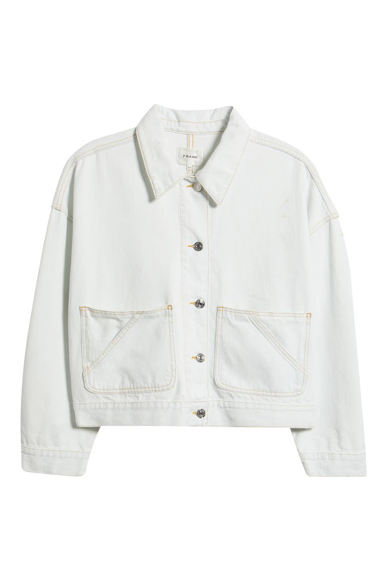 The Boxy Field Denim Jacket, Alternate, color, TRINITY