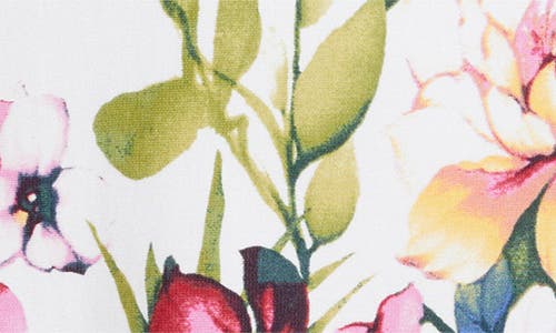 Tommy Bahama Darcy Verde Blooms Sleeveless Knit Minidress In White
