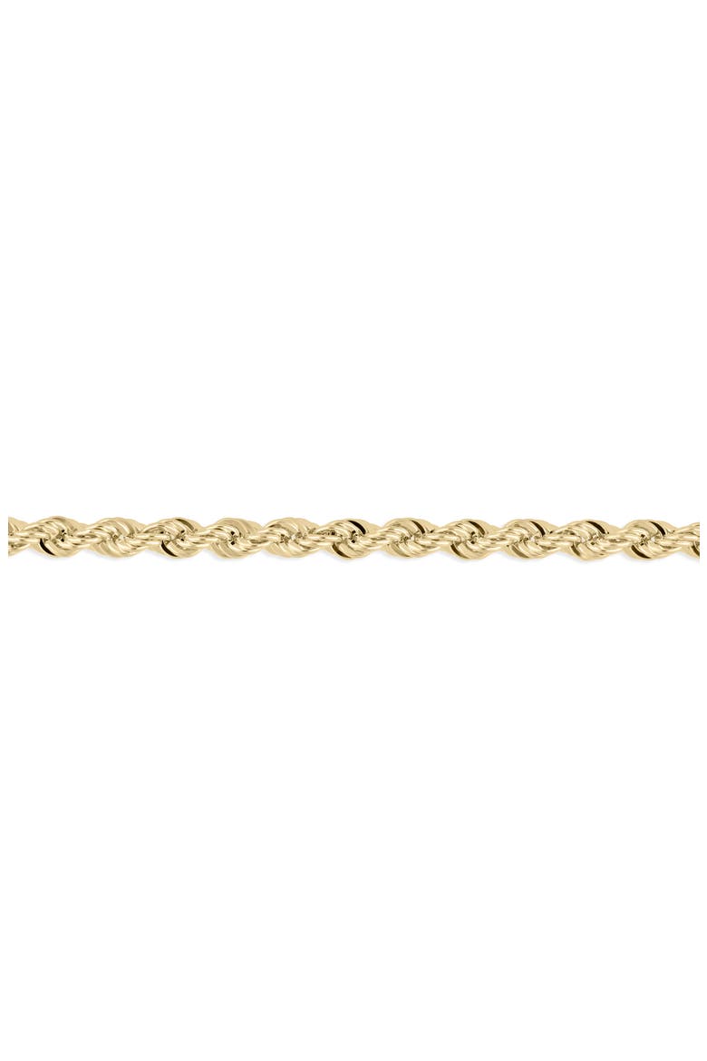 14k Gold 3mm Rope Chain Necklace, Alternate, color, 14K YELLOW GOLD