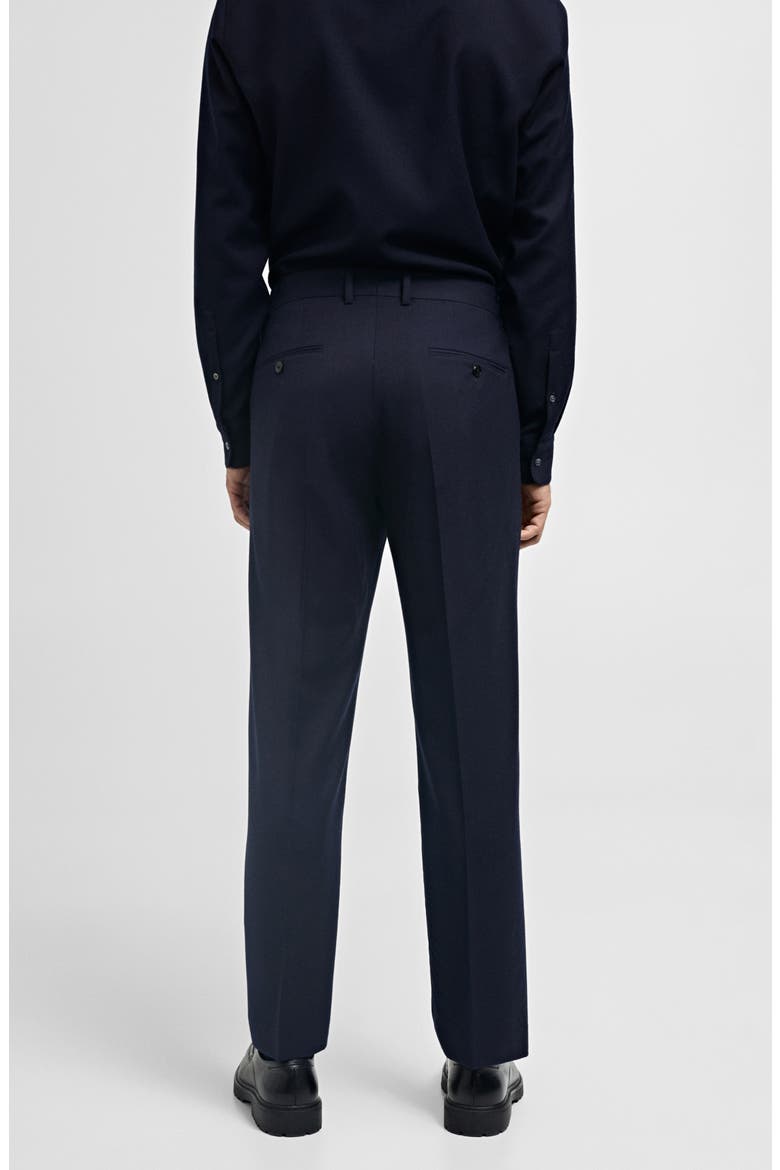 Slim Fit Virgin Wool Dress Pants, Alternate, color, DARK NAVY