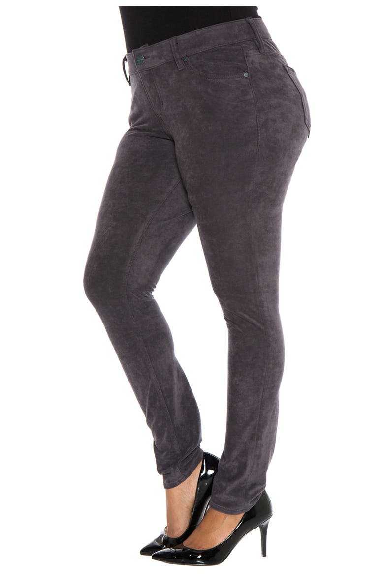 SLINK Jeans Slink Sueded Skinny Jeans, Alternate, color, Tempest