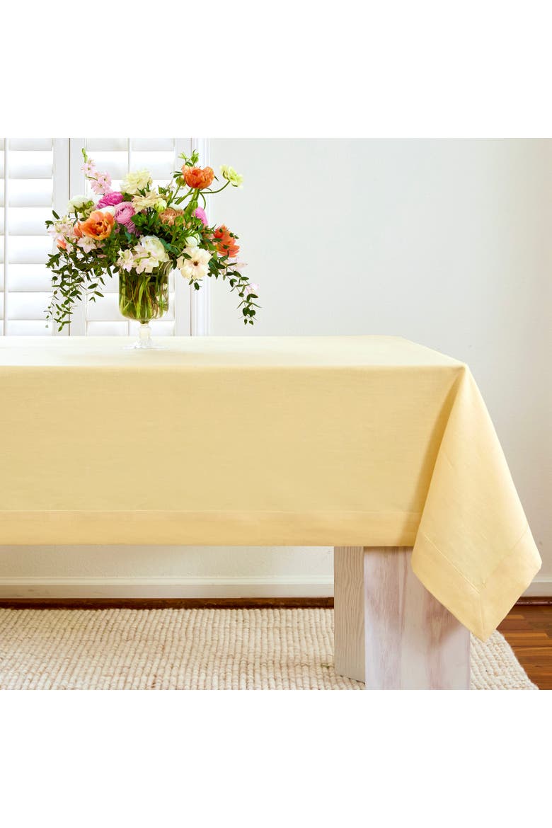 Linen Tablecloth - Fete, Main, color, Golden Straw