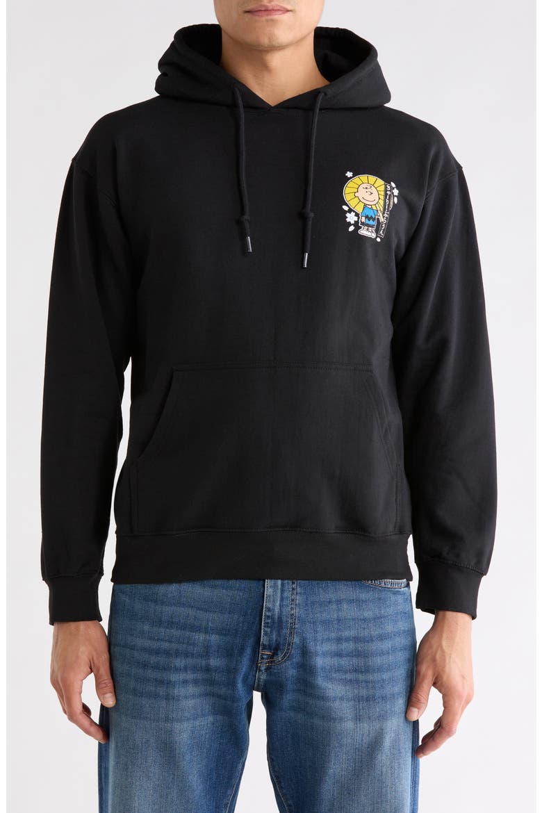 Umbrella Chuck Graphic Hoodie, Main, color, BLACK