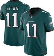 Nike Men's Nike A.J. Brown Midnight Green Philadelphia Eagles Vapor F.U.S.E. Limited Jersey