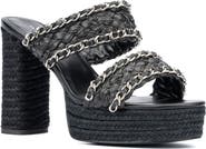Fashion to Figure Maia Woven Strap Espadrille Sandal - Wide Width