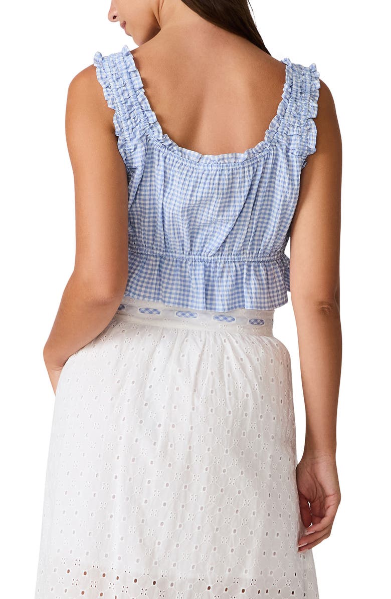 Steve Madden Brooklyn Top, Alternate, color, Pale Blue Check