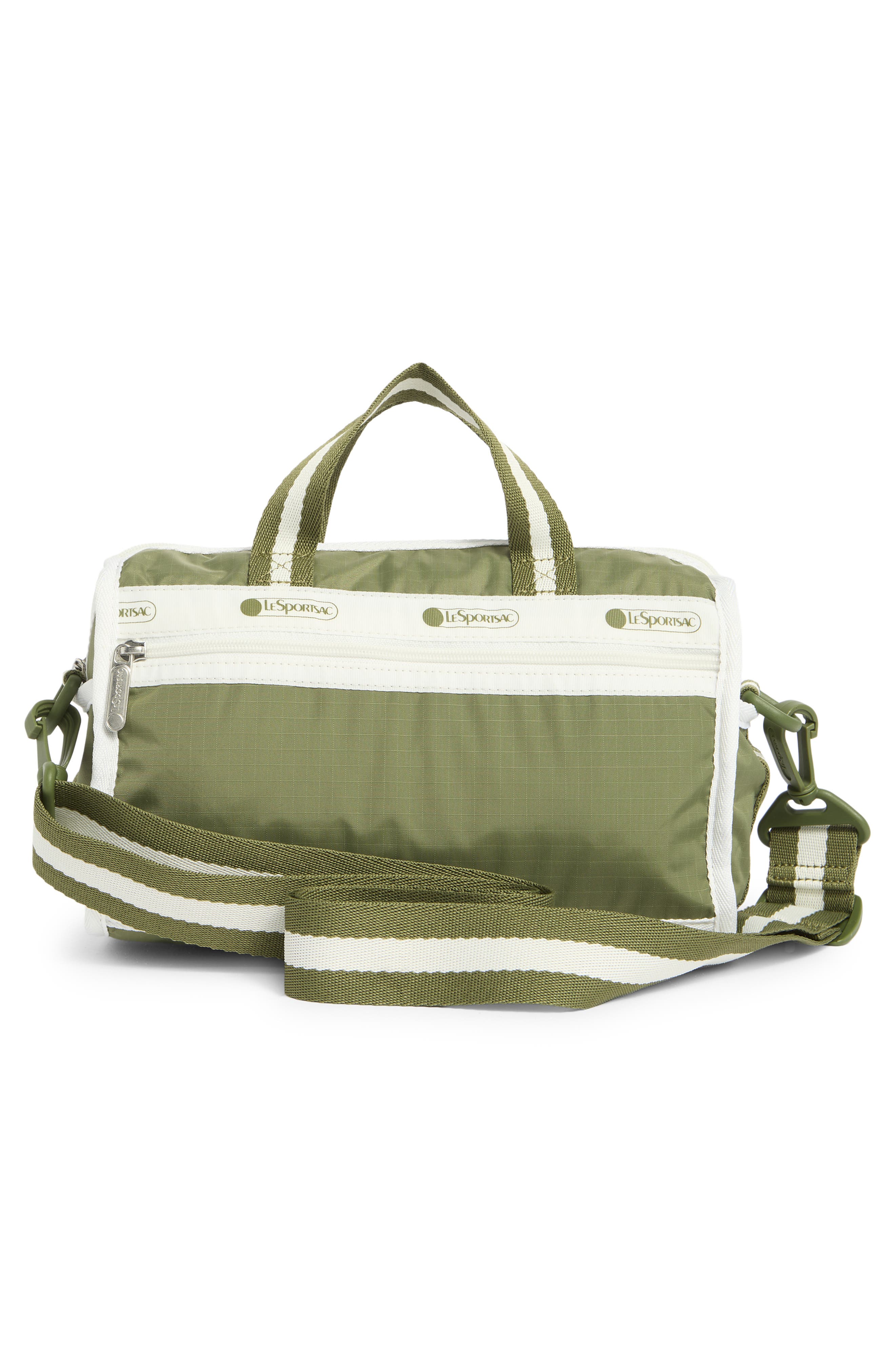 LeSportsac Mini Duffel Crossbody Bag, Alternate, color, Spectator Olive