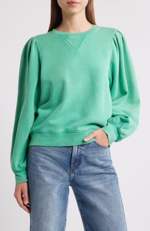 SALE - Brushed French Terry - Tiffany