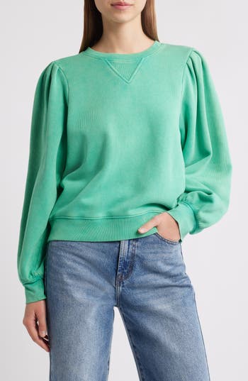Rails Tiffany French Terry Sweatshirt In Green