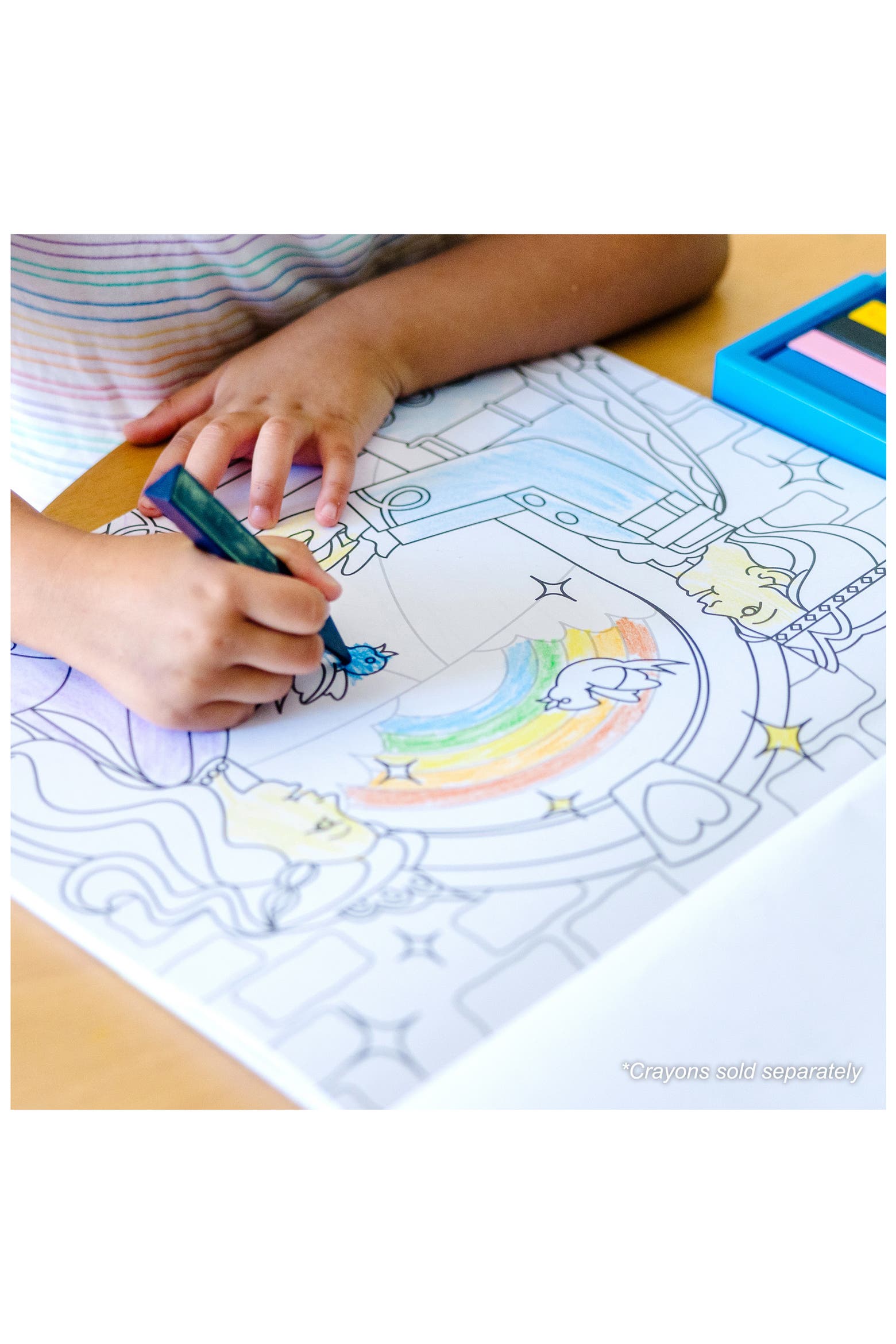 Princess Color In Print Out Melissa & Doug Jumbo Princess & Fairy Coloring Pad Activity Book ...
