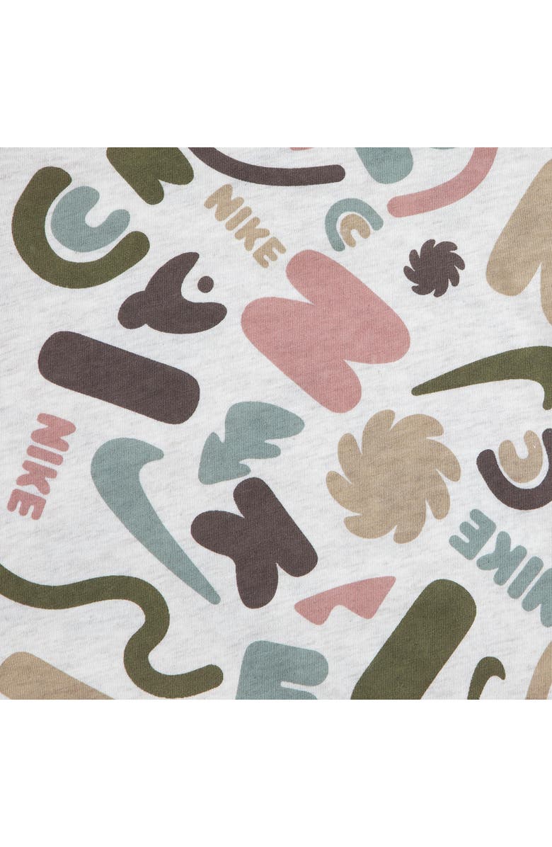 Nike Swoosh Print Bodysuit & Sweatpants Set, Alternate, color, Medium Olive