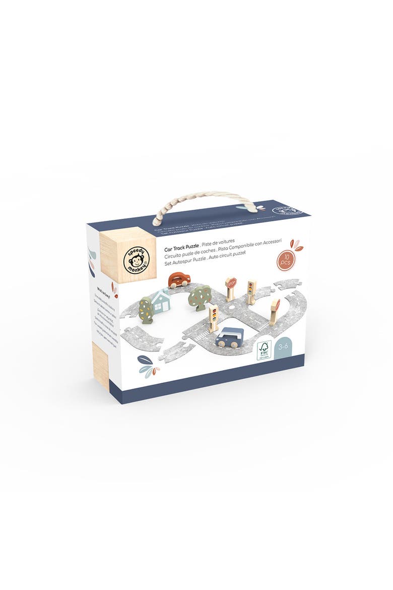 Car Track Puzzle, Alternate, color, Multi