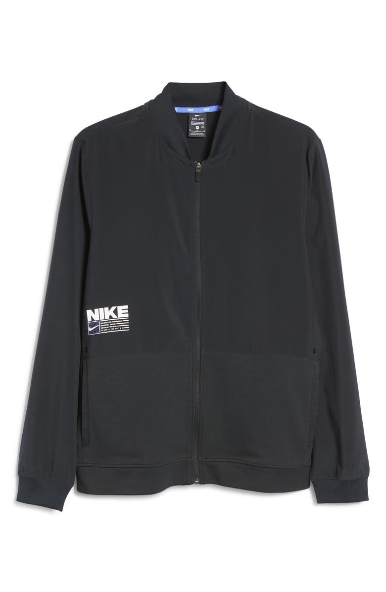Nike Men's Dri-FIT Zip Jacket, Alternate, color, 