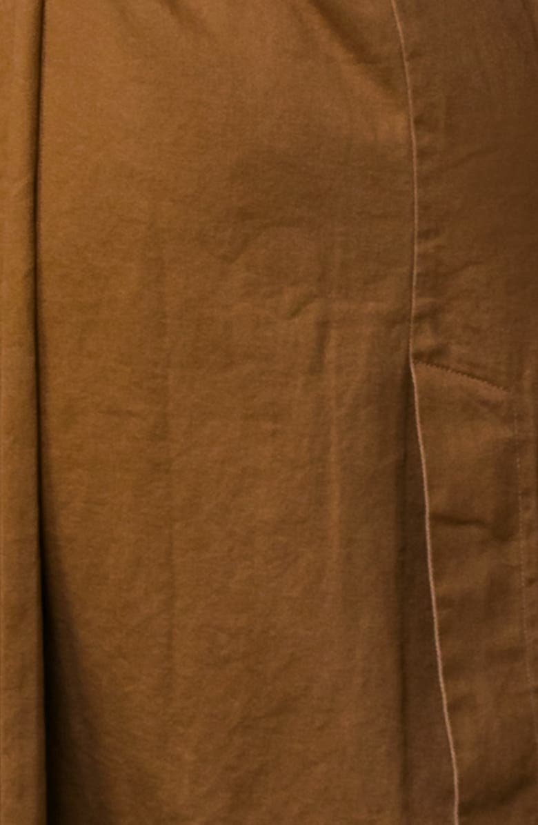 FREEMARKET Soild Trench Coat, Alternate, color, Brown