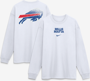 Nike Men's Nike White Buffalo Bills Rivalries Collection Max90 Long Sleeve T-Shirt