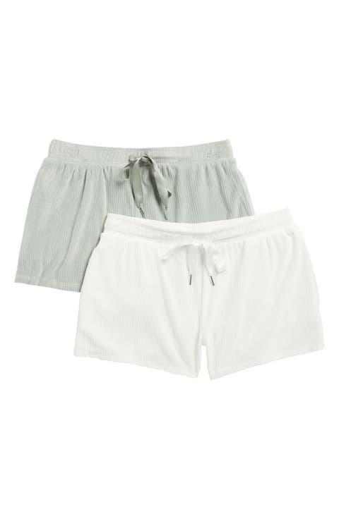 Assorted 2-Pack Velour Pajama Shorts