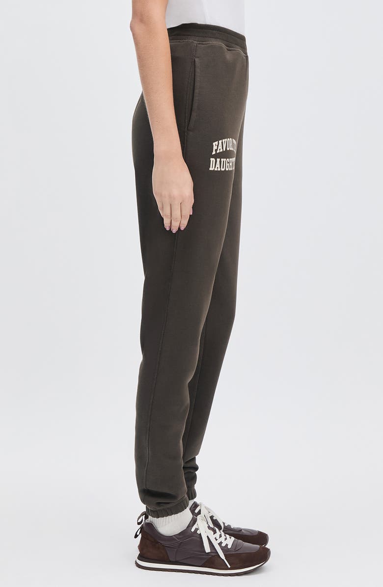 Favorite Daughter The Collegiate Joggers, Alternate, color, Coffee/ Gardenia