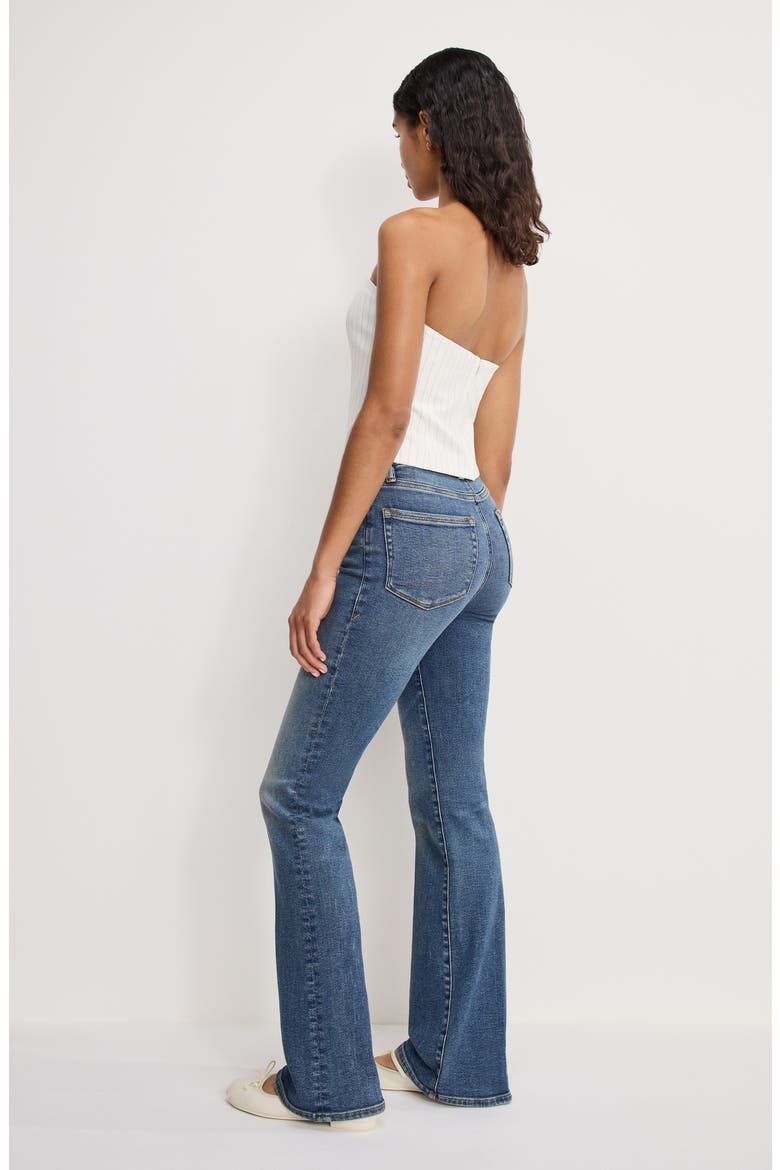 Good Classic High Waist Bootcut Jeans, Alternate, color, INDIGO1128