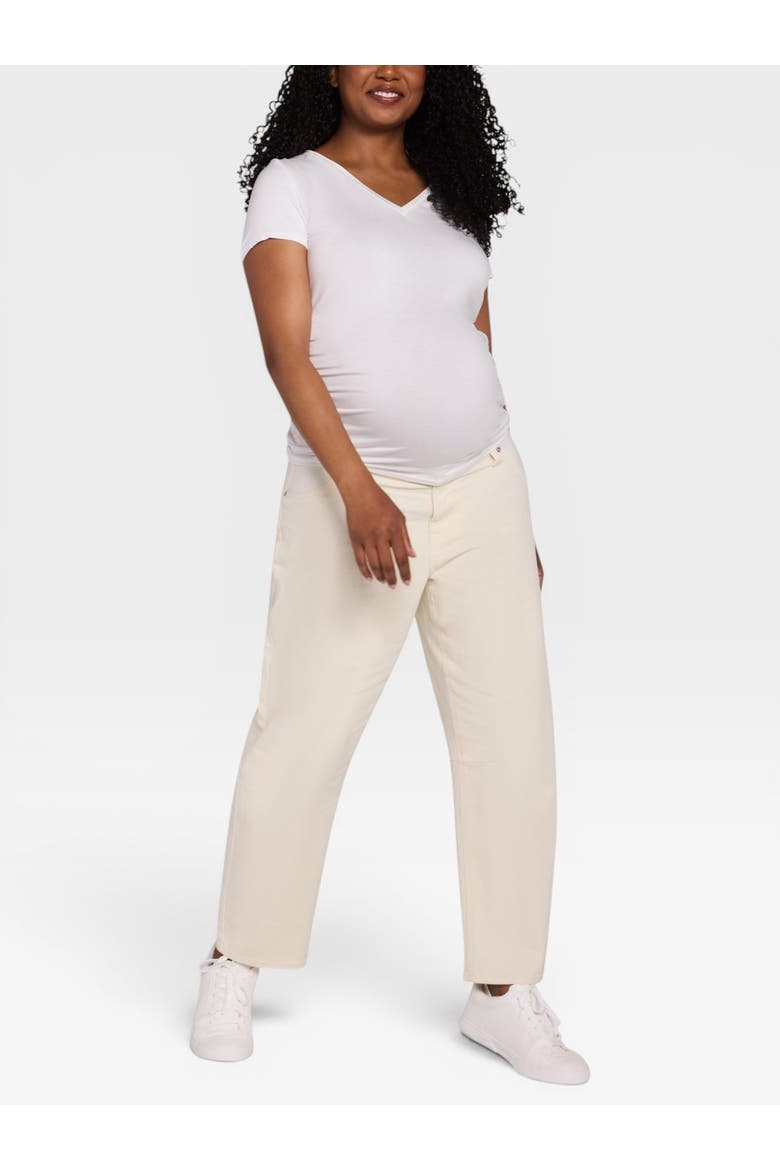 Under the Belly Dart Barrel Leg Jean, Alternate, color, Vintage White Wash
