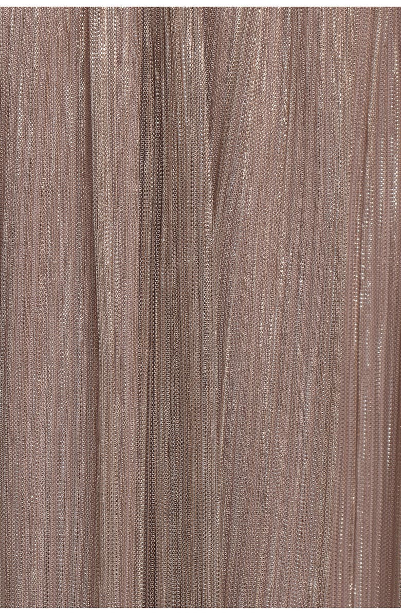 Petal & Pup Tricia Metallic Maxi Skirt, Alternate, color, Silver