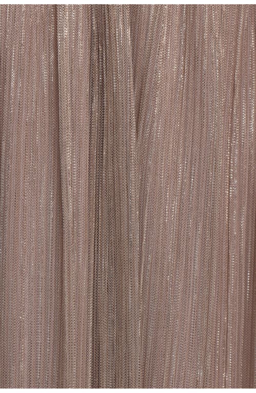 Petal And Pup Petal & Pup Tricia Metallic Maxi Skirt In Silver