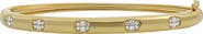 Bony Levy Mika Oval Diamond Cluster Bangle Bracelet