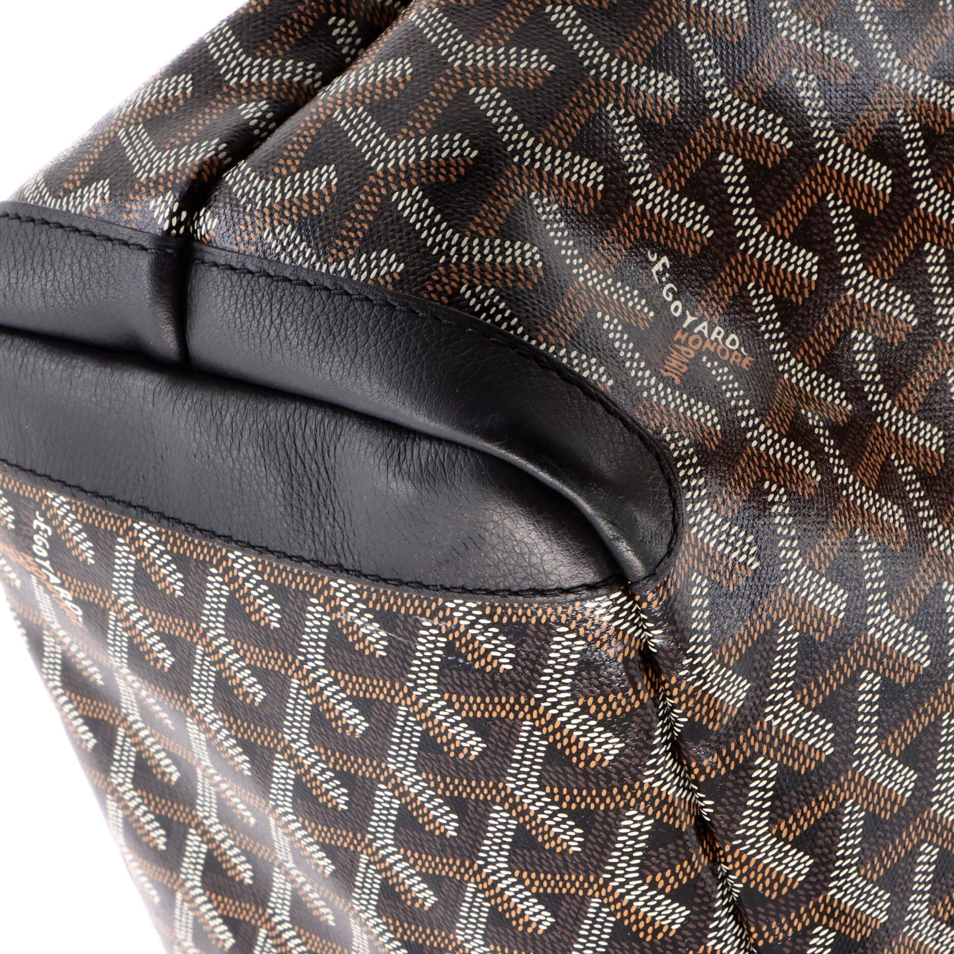 Pre-Owned Goyard Artois Tote Coated Canvas MM, Alternate, color, Black