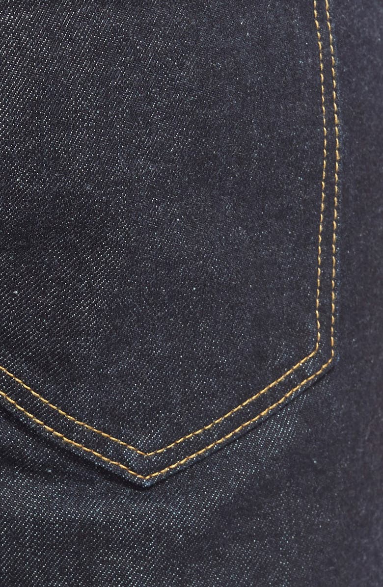 ZANEROBE 'Low Blow' Slim Straight Selvedge Jeans, Alternate, color, 