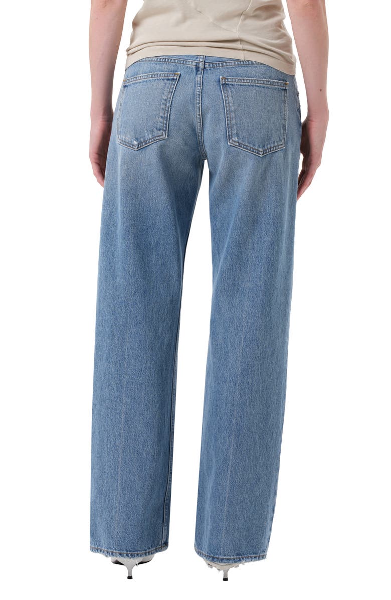 AGOLDE Low Rise Relaxed Straight Leg Jeans, Alternate, color, Vault Worn Indigo