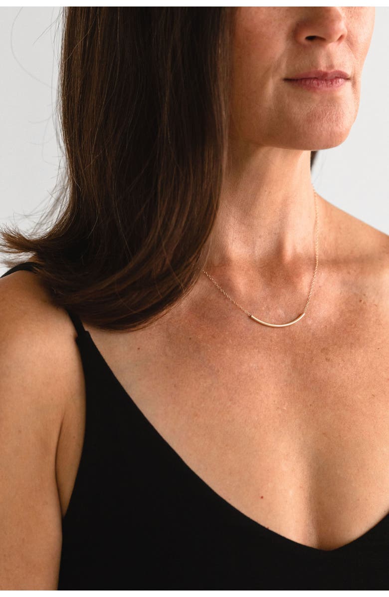 Sheena Marshall Jewelry Sunset Bar Necklace, Alternate, color, 14K Gold Fill - 16-18"