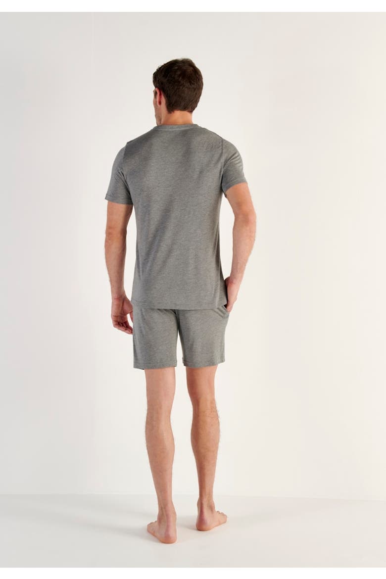 Cocooning V-Neck T-Shirt, Alternate, color, Grey
