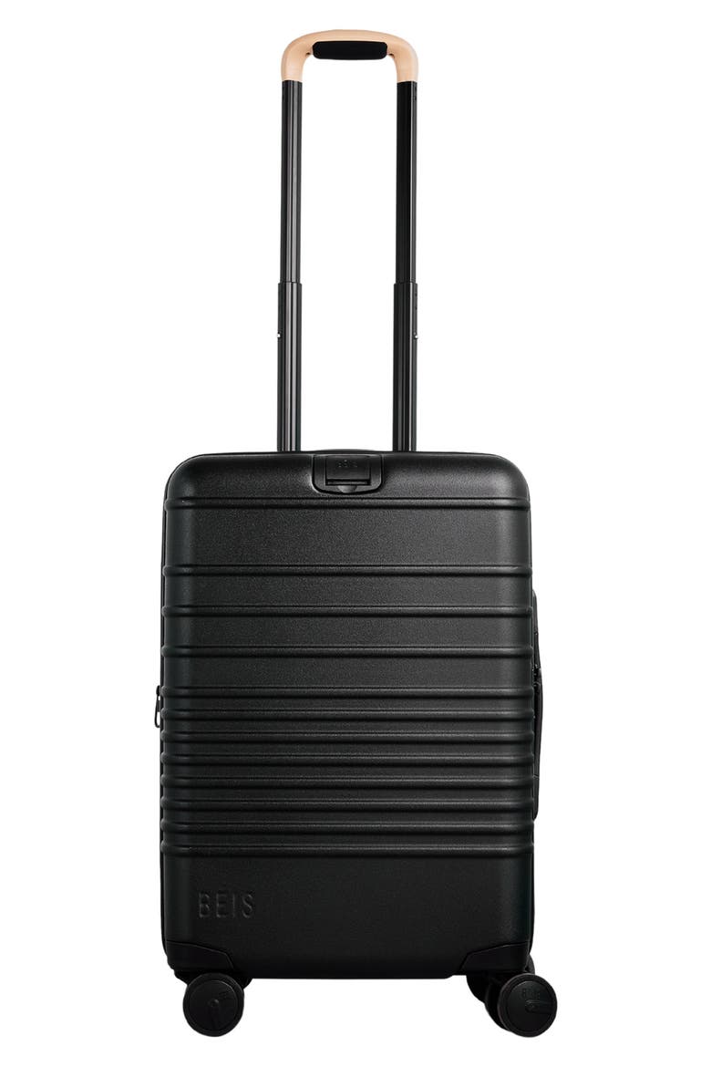 The Carry-On Roller Suitcase, Main, color, BLACK