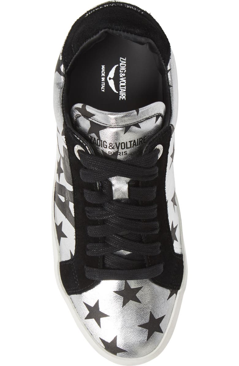 Zadig & Voltaire Used Lace-Up Sneaker, Alternate, color,