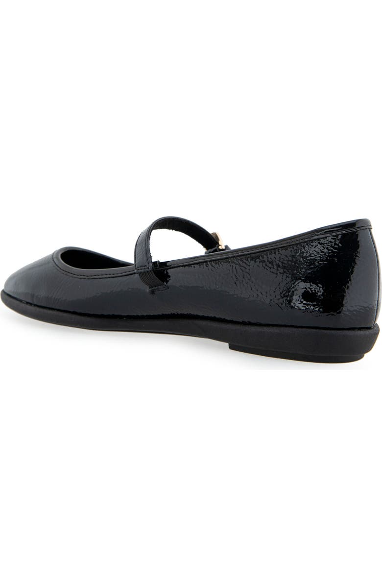 Aerosoles Baylee Mesh Mary Jane Flat, Alternate, color, Black Patent Faux Leather