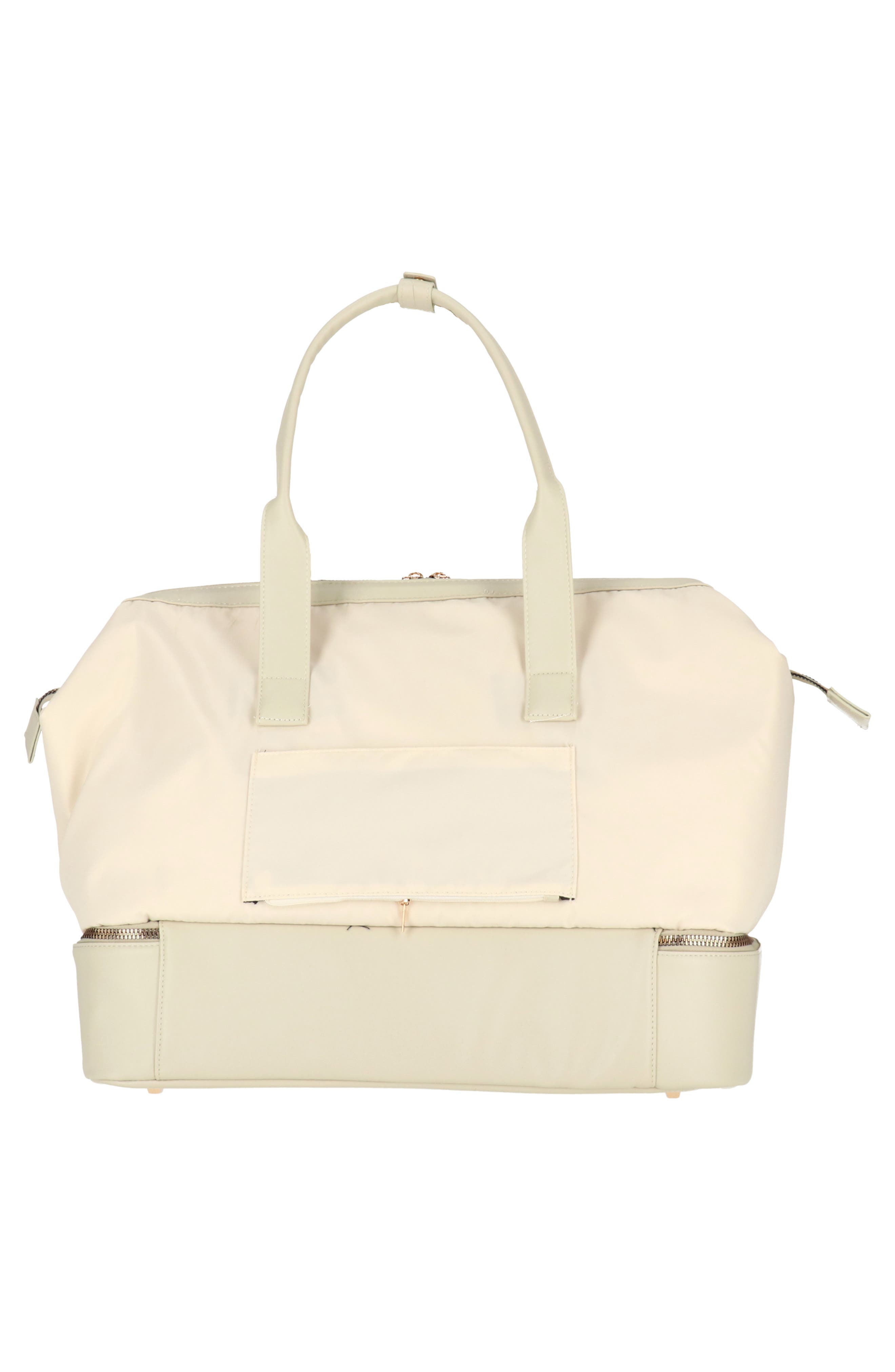 Roberto Cavalli Travel Drop Bottom Nylon Duffle Bag, Alternate, color, 